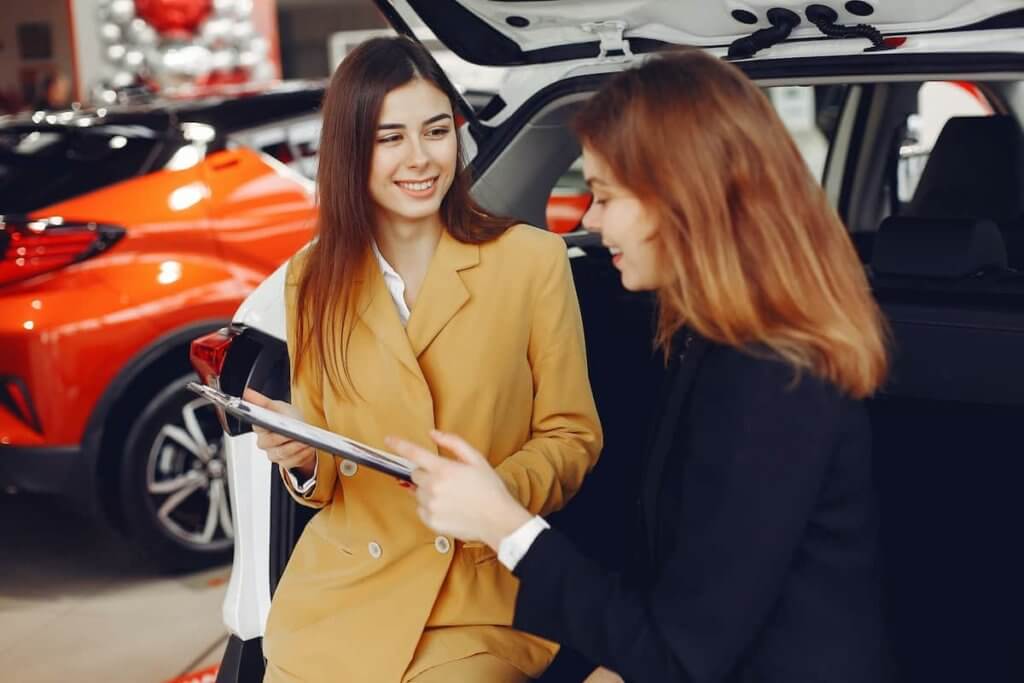 Dealerships complete your car registration for you